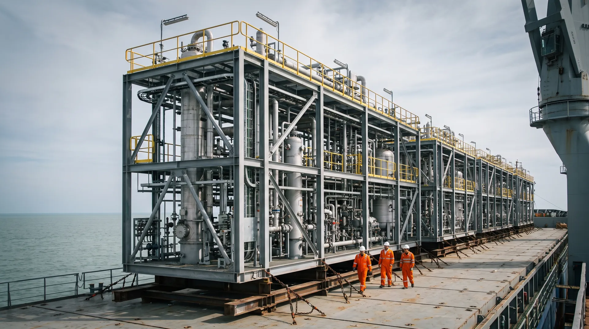 Project cargo: Planta CCR y recuperación de 230 t cada uno, ruta España a México